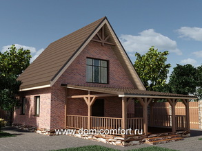 Терраса на сваях 6х6