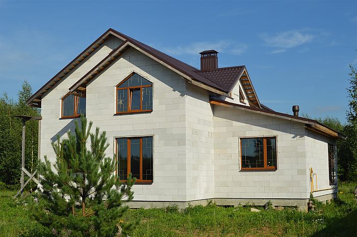 дом из газобетона под ключ